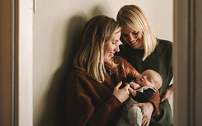 Rainbow family building with Genea fertility clinic Melbourne